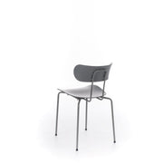 Silla de polipropileno con asiento gris