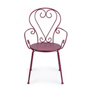 Silla apilable con reposabrazos Etienne Bordeaux
