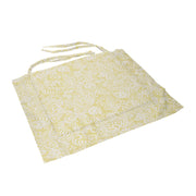 Cojín para silla Flora jacquard lima cuadrado cm40x40h4