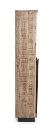 Librería 1 puerta 4 plantas Tudor madera 71 x 34 x 163 cm