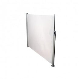 Cortina lateral en tejido gris 300x140 cm