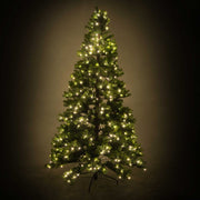 Árbol monte durando 1071 ramas 370 LED verdes cm ø107h180