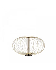 Lámpara de mesa LED de metal dorado Mizar STS