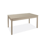 Mesa de comedor extensible íntegramente en madera de melamina 90x160-200 cm Olmo