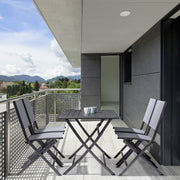 MESA PLEGABLE ELIN 110X70 ANTRACITA