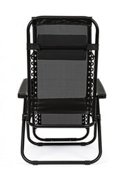 Tumbona Martin negra para exterior