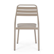 Silla exterior Lennie gris paloma