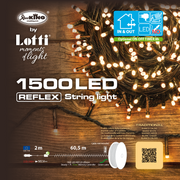 Catena lineare 1500 LED TRADICIONAL 60,5m en bobina