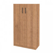 Zapatero multiusos country nogal 2 puertas h130x71x38