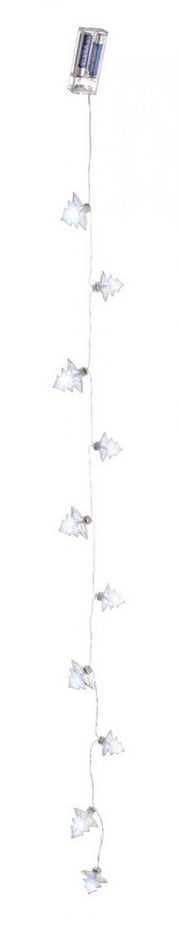 Guirnalda de 6x Luces LED de Pino Plateado