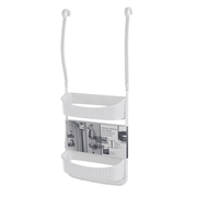 Estante de ducha Fox blanco con 2 estantes