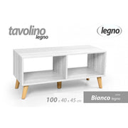 Mesita baja blanca cm 100 x 40 x 45 h