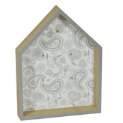 Stilla llavero madera gris casita 5p cm22,5x29,5x4,5