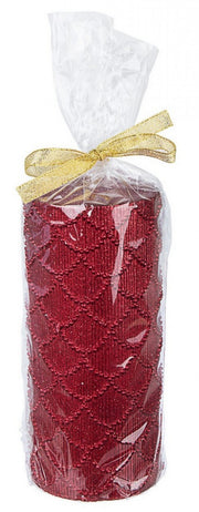 6x Vela Luxe Rojo 7X15