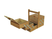 Banco de trabajo n.12 nogal cm34xh18-29,5x20 madera de haya made in italy