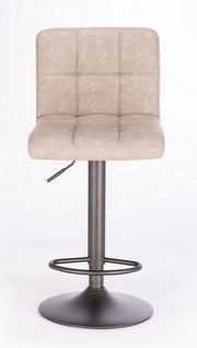 2x Taburete de bar Greyson Vintage gris claro