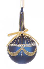 Lámpara de techo 6x Sfera Vt Glyl Blu Sc D80 H14,5