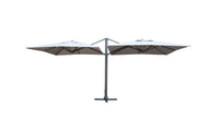 Paraguas Bismark en aluminio arena