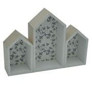 Lucia casetta estante de madera 3p cm33x7h24,5