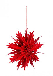 Pendaglio Vik Fiocco 012 Carta Rosso D30 6x