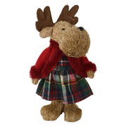 Reno de tela rojo y verde cm18x10h30