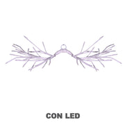 Luz de rama 48 LEDs blanco cálido cm60x30 fuente de alimentación fija para uso en exteriores