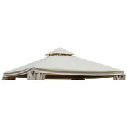 Gazebo de reemplazo de techo de lujo Dallas 3x4 cm