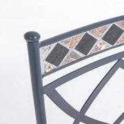 Silla Berkley de metal para exterior