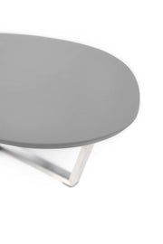 Mesa de centro en mdf gris claro 140x80x32h cm
