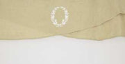 Cortina blanca con volante beige cu-2092 cm. 140x260