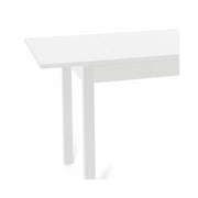 Mesa extensible de fresno blanco en madera de melamina cm 70x110 - 150