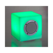 Lámpara de jardín LED Cube Altavoz de polietileno 15x15cm