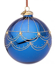 Lámpara de techo esférica azul brillante de 8x Micol con diámetro de 100 cm