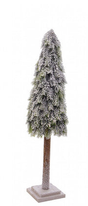 3x Árbol de Navidad Nevado Pino Snowfall H85