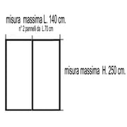 AQUÍ IMÁN 140X250 AZUL REDUCIB