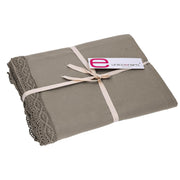 Mantel rectangular gris paloma Amelie cm140x180