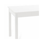 Mesa de comedor de fresno blanco en madera de melamina cm 70x110