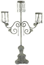 Maxi candelabro de 3 brazos hf-2941 cm.41 x 15 h 75,5