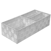 Cajón poliéster blanco 3 compartimentos cm37x17h10