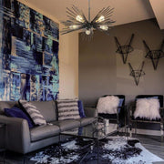 Salem MDL3806 Lámpara de techo 5 luces metal negro