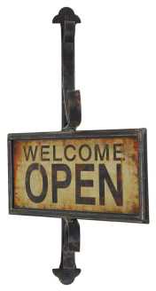 Targa abierto-cerrado ea-6174 cm. 54 x 5,5h 43,5