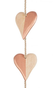 Collar de Aleación con Forma de Corazón de 6x Cuerdas, 90cm