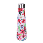 Termo acero redondo flores rosas 0,5L cm4,5x7h25