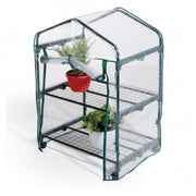 Invernadero de 2 niveles con ruedas 69 x 49 x 98 cm