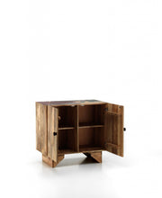 Aparador moderno étnico marrón multicolor cm 81 x 45 xh 75