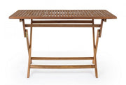 Mesa de jardín plegable rectangular 120x70x h73 cm