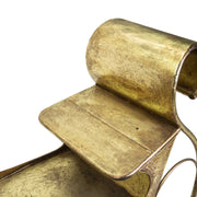 Loro resina oro verde cm12x38x6