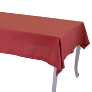 Mantel Juliette rectangular rojo ladrillo cm140x180