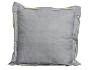 Cojín de cuerda de poliéster en el borde 2 colores surtidos para exterior