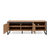 Mueble para TV roble antracita cm 160 x 55 x 40 h